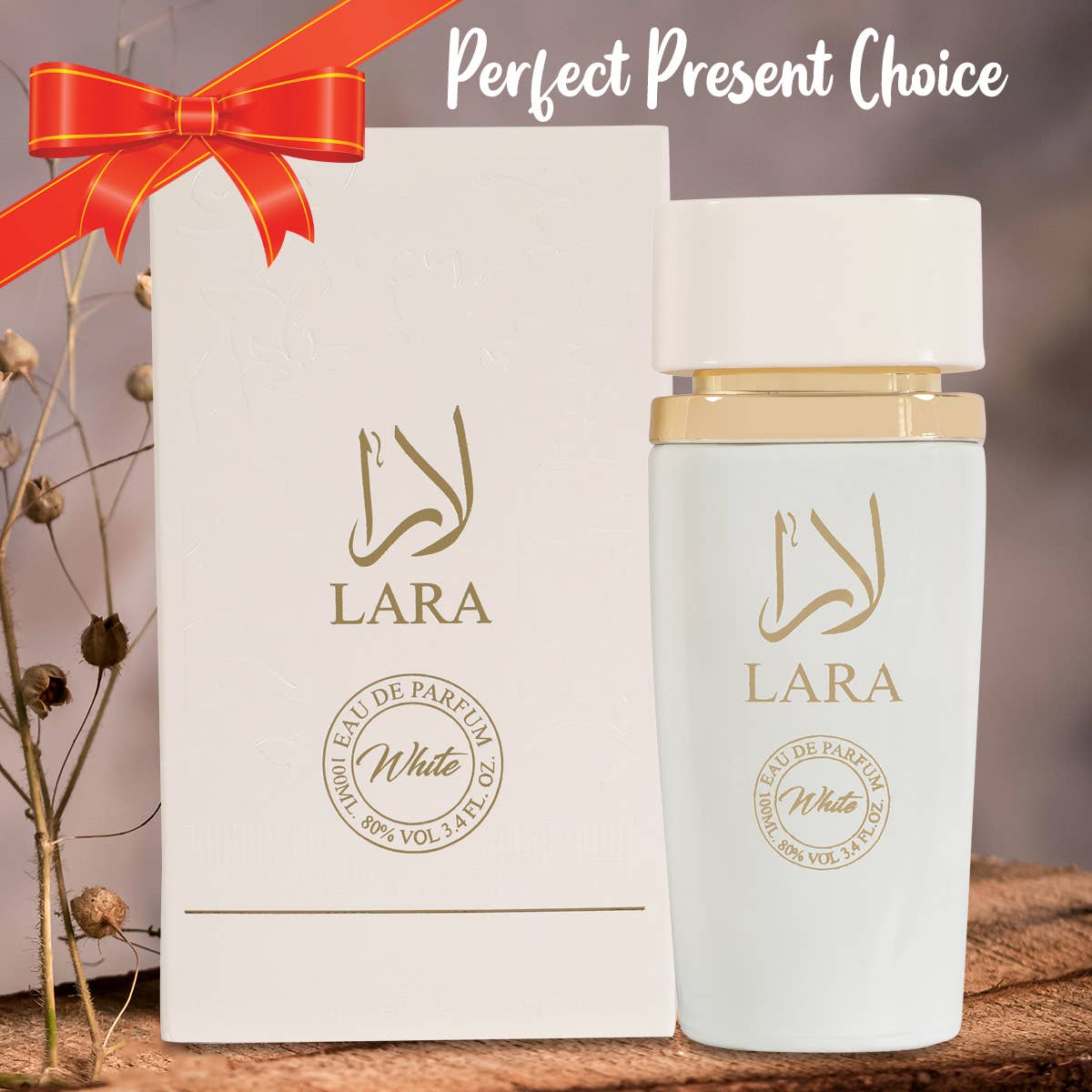Lara White Spray Perfume Fragrance