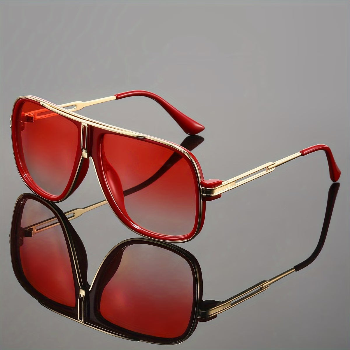 Oversized Aviator Sunglasses Men's
