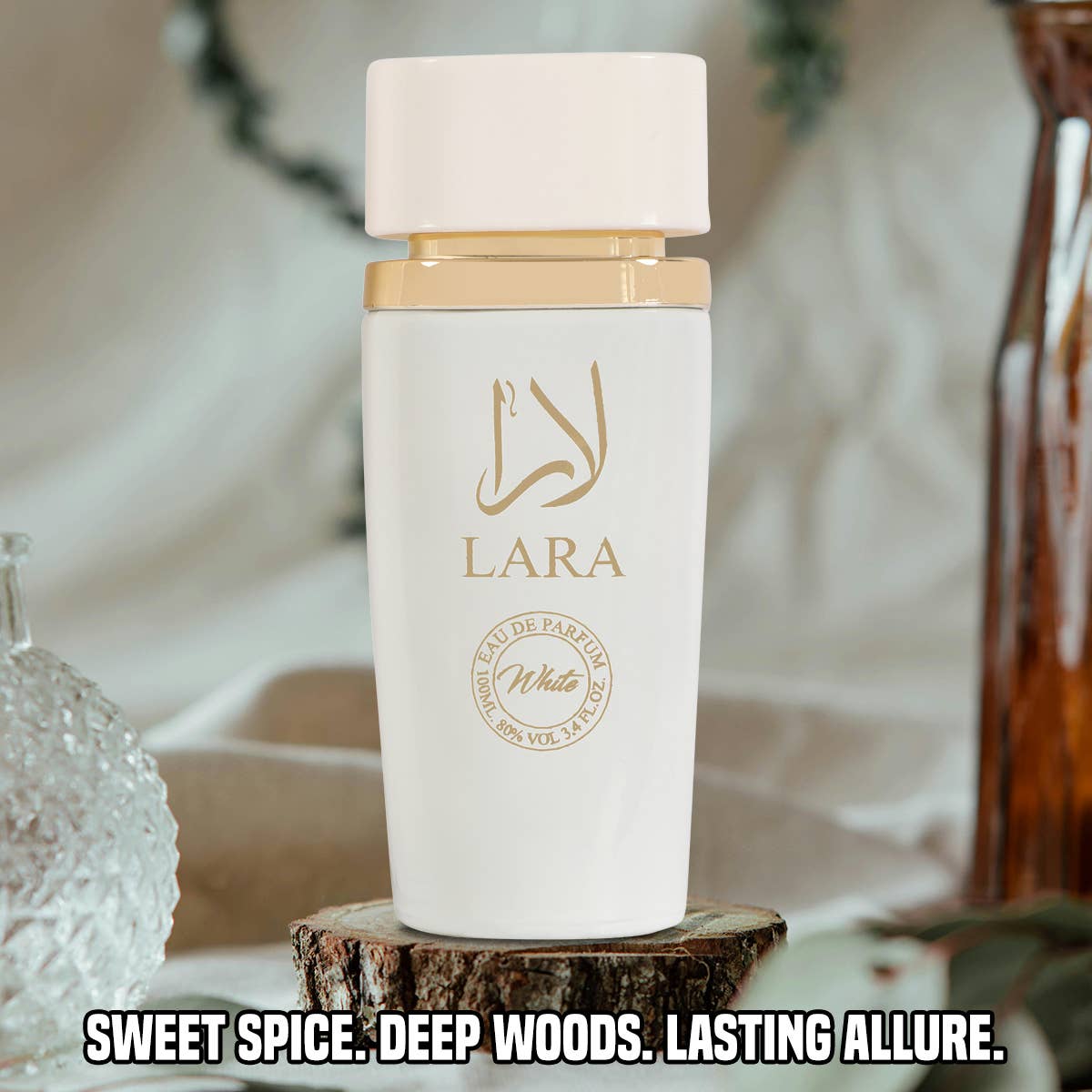 Lara White Spray Perfume Fragrance