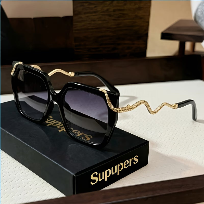 Gold Chain Temple Sunglasses
