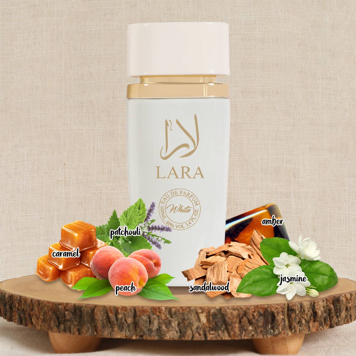 Lara White Spray Perfume Fragrance