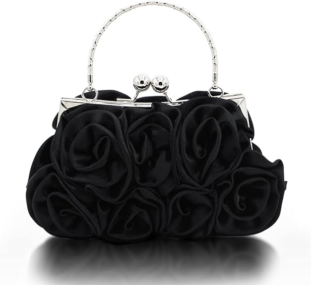 Floral Satin Handbag