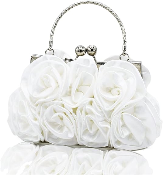 Floral Satin Handbag