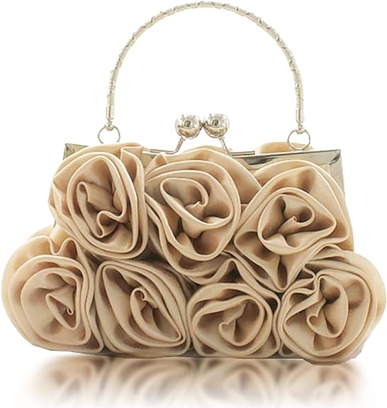 Floral Satin Handbag