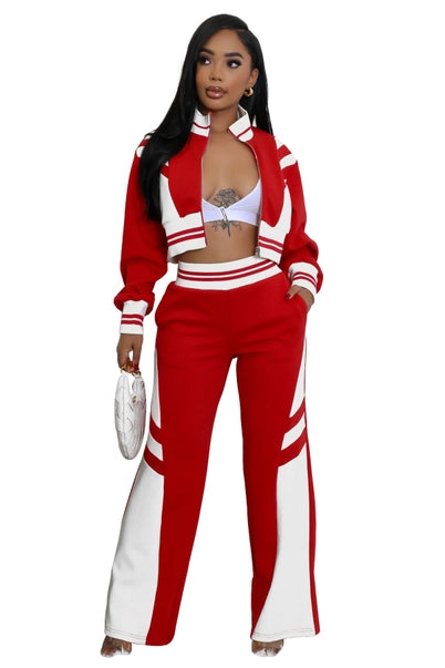 Fashion Casual Two Piece Pant Set Jogger