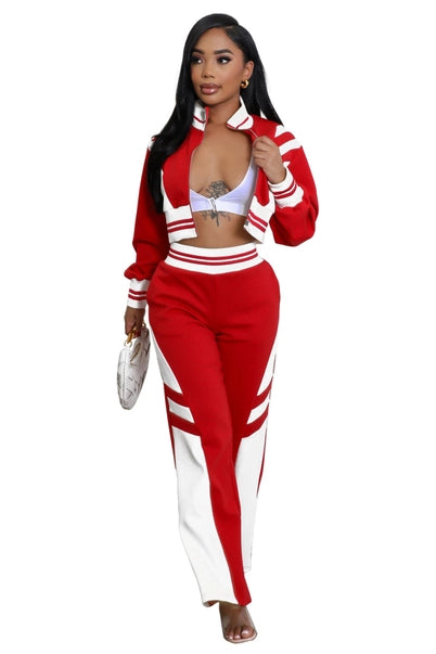 Fashion Casual Two Piece Pant Set Jogger