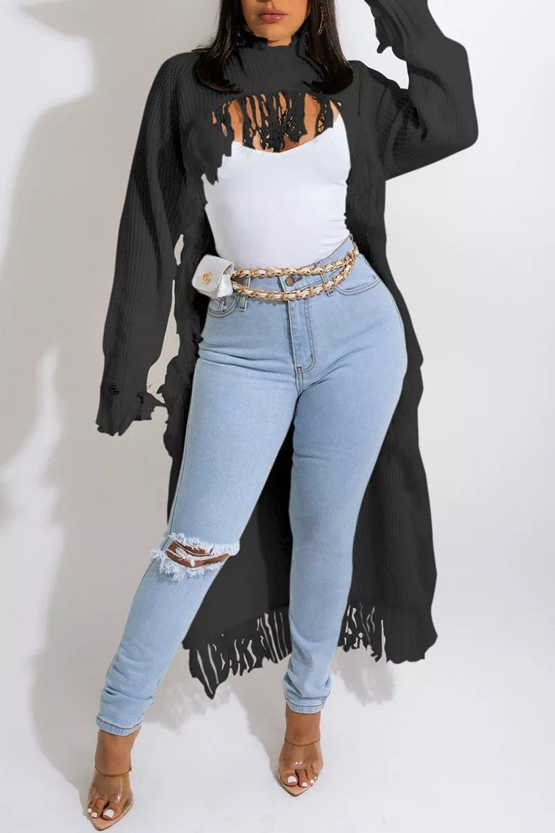 Long Tassel Sweater