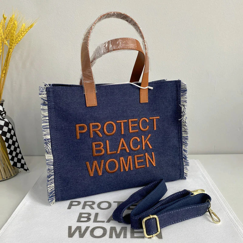 PBW Fashion Denim Handbag