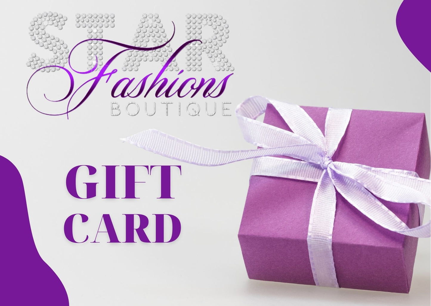 Star Fashions  E-Gift Card