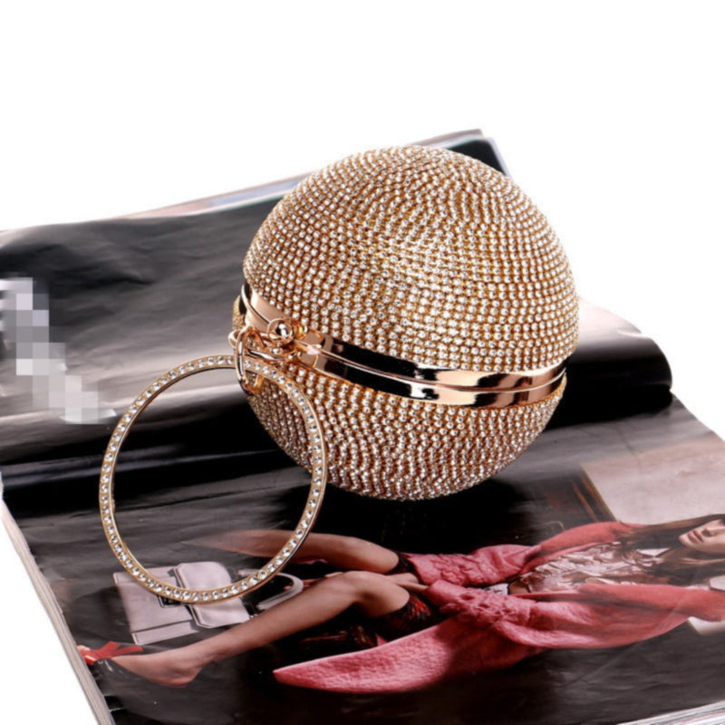 Rhinestone Ball Handbag