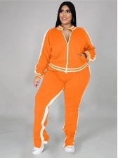 Sporty Tracksuit Plus Size